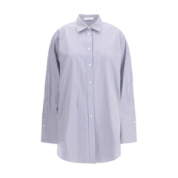 The Row Blue Cotton Dress Shirt