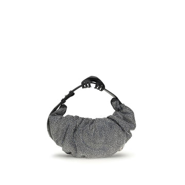 Diesel Silver Cotton Shoulder Bag