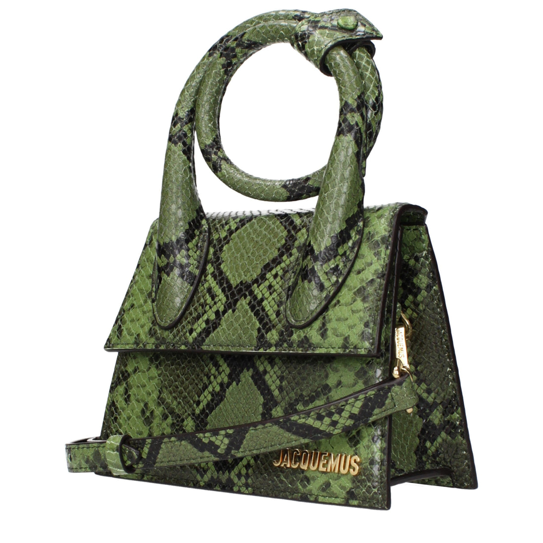 Jacquemus Green Leather Handbag
