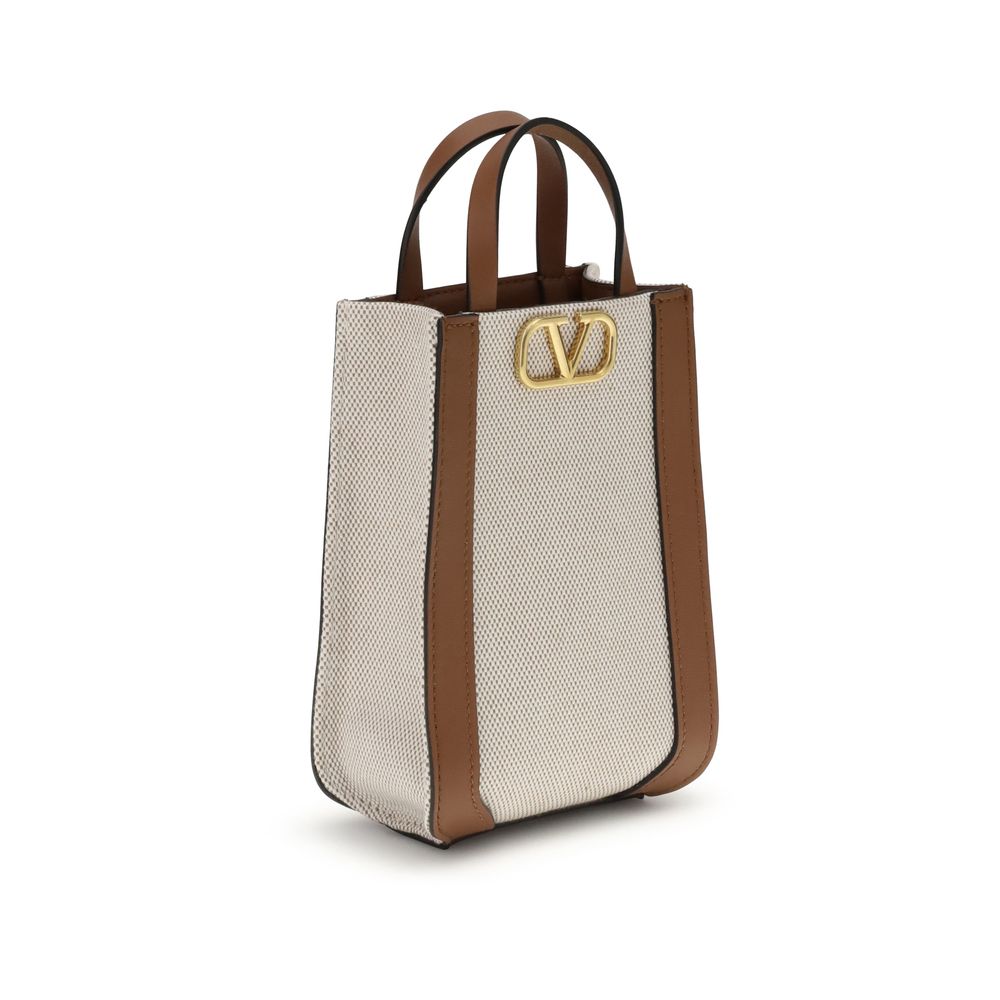 Valentino Garavani Brown Polyethylene False