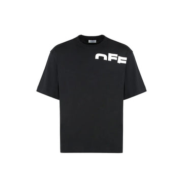 Off-White Black Cotton T-Shirt