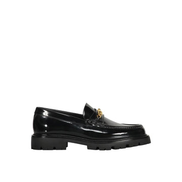 Celine Black Calfskin Slip-On Loafers