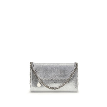 Stella McCartney Silver Polyester Shoulder Bag