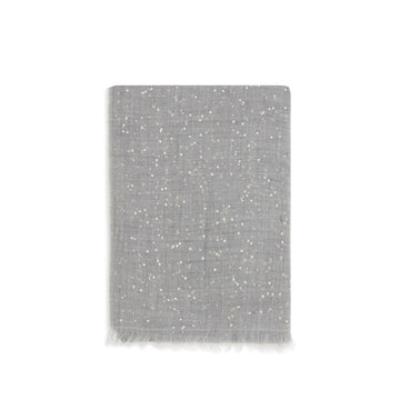 Brunello Cucinelli Gray Cashmere Scarf