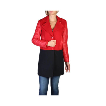 Armani Exchange Red Wool Coat