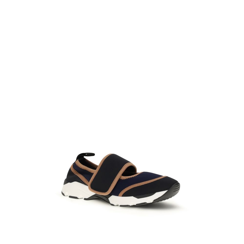 Marni Multicolor Polyamide Athletic Sneakers