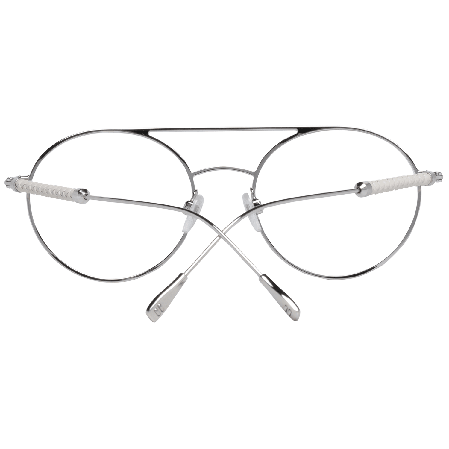 Tod's White Metal & Leather Glasses (Frames)