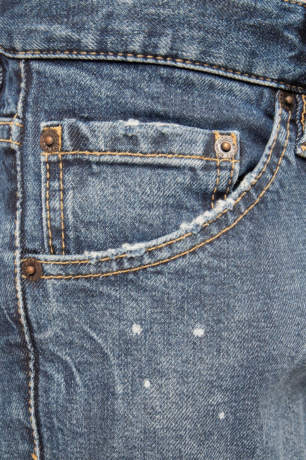 Dsquared² Blue Cotton Men Jeans