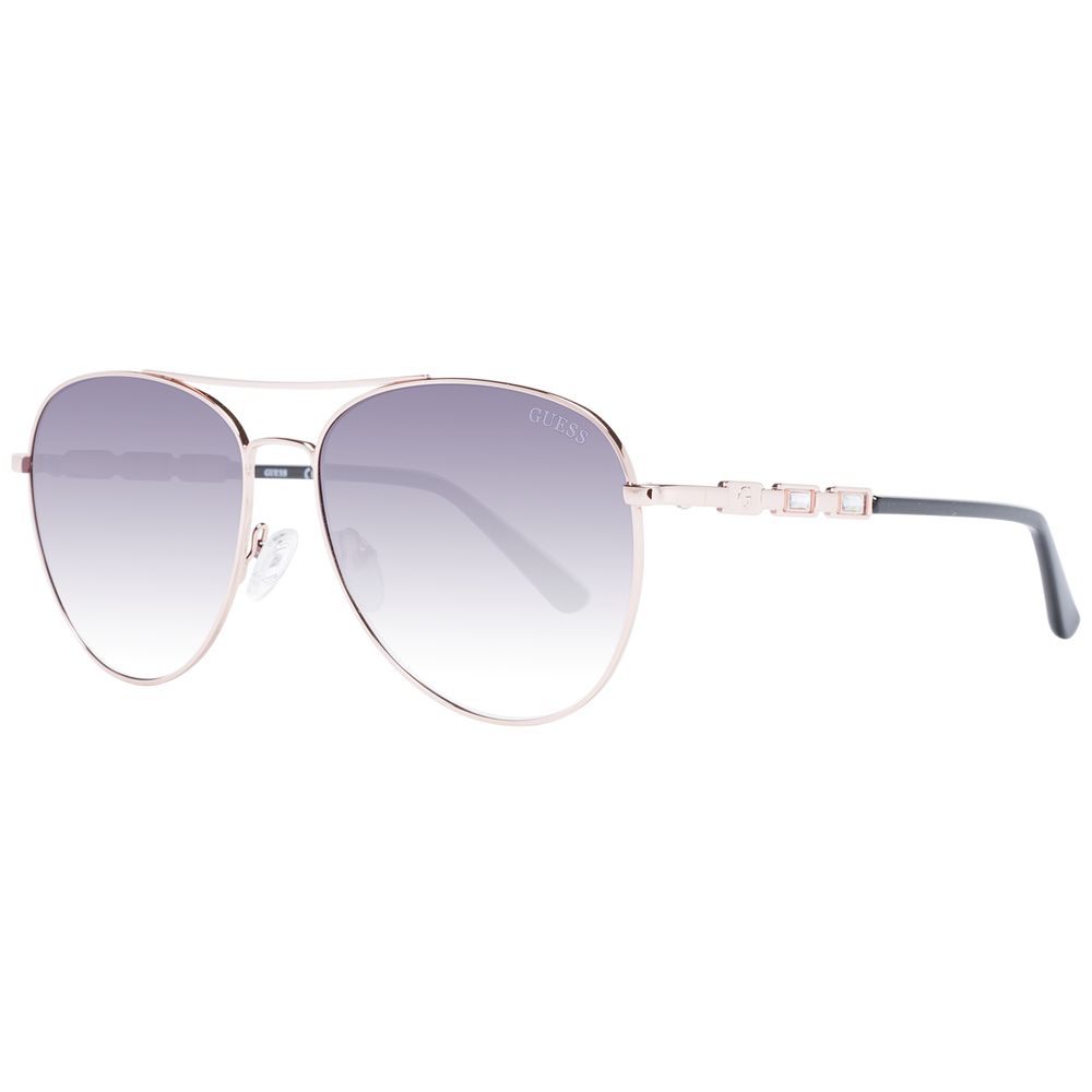 Guess Rose Gold Metal Sunglasses