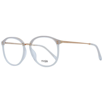 Maje White Acetate & Stainless Steel Glasses (Frames)