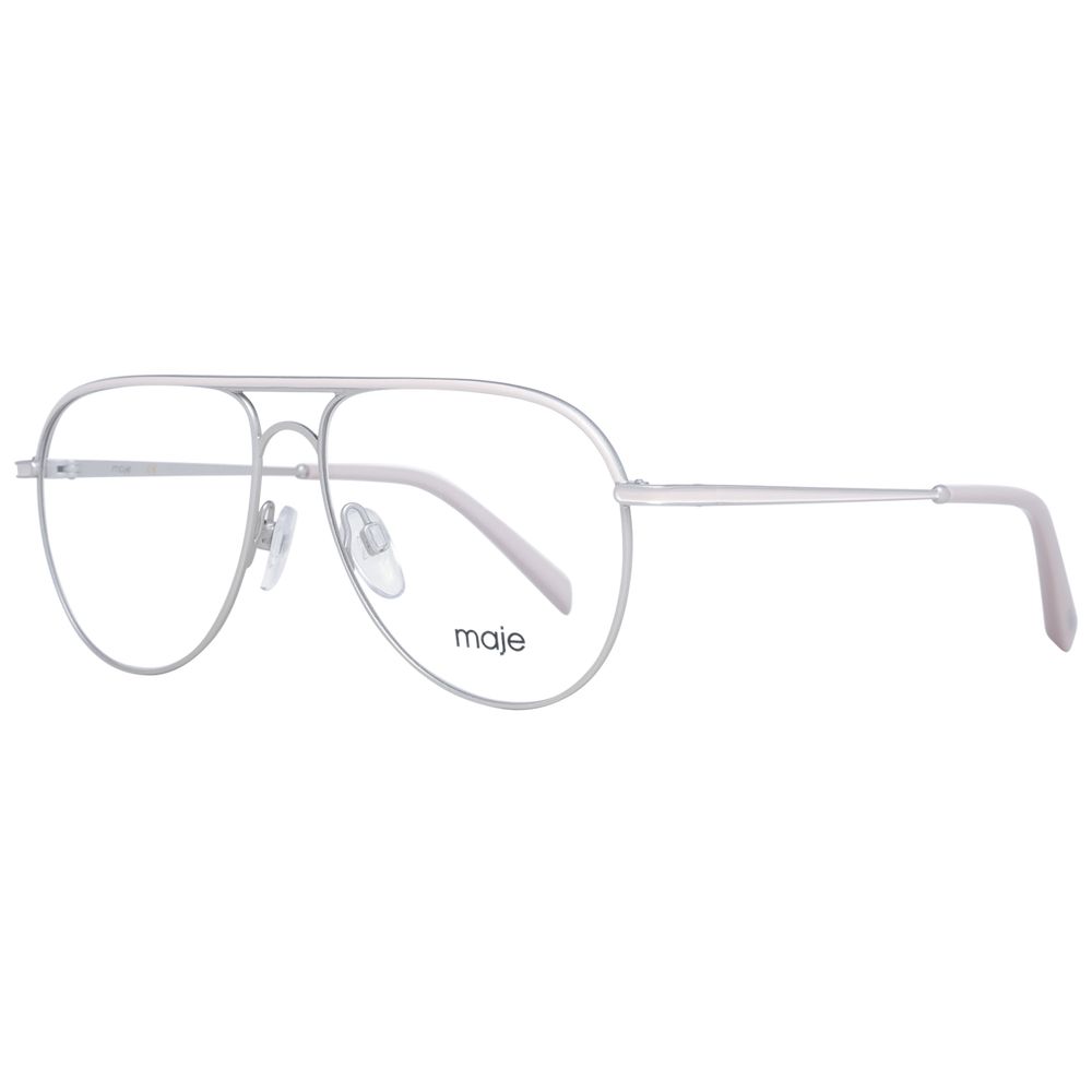 Maje Silver Stainless Steel Glasses (Frames)