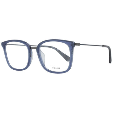 Police Blue Metal & Plastic Glasses (Frames)