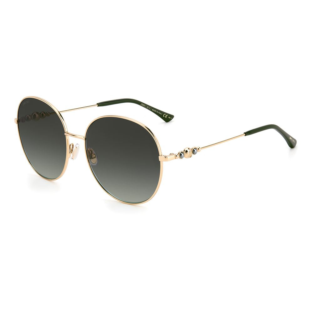 Jimmy Choo Green Stainless Steel Sunglasses
