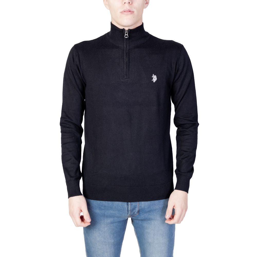 U.S. POLO ASSN. Black Cotton Sweatshirt