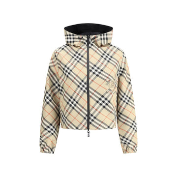 Burberry Brown Polyester Shell Jacket