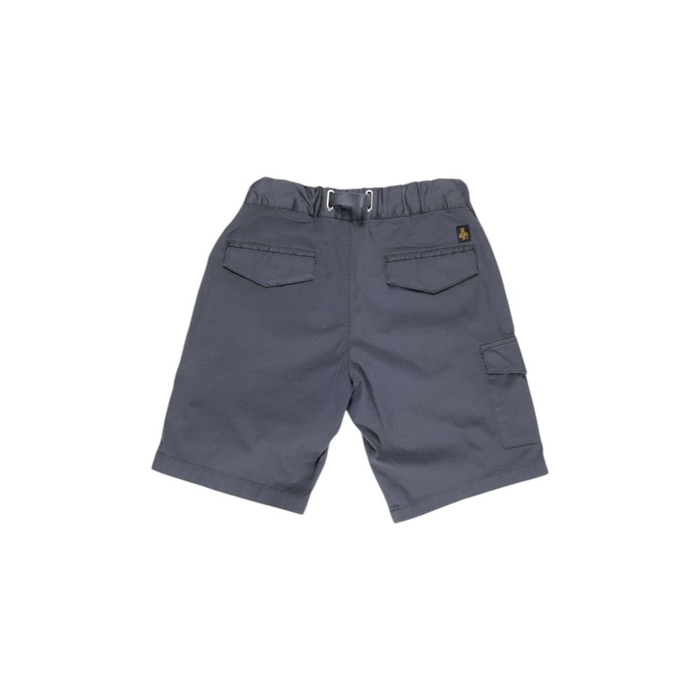 Refrigiwear Blue Cotton Bermuda Shorts