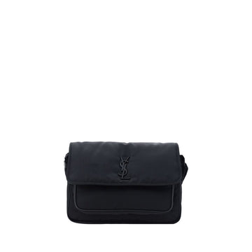 Saint Laurent Black Polyamide Shoulder Bag