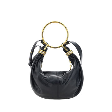 Chloé Black Calf Leather Bos Taurus Handbag