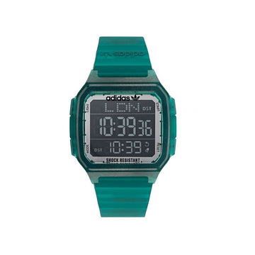 Adidas Green Resin Digital Watch