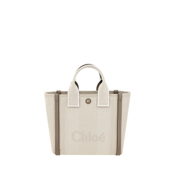 Chloé Beige Cotton Shoulder Bag