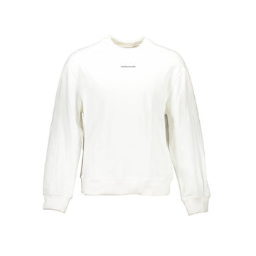 Calvin Klein White Cotton Men Sweater