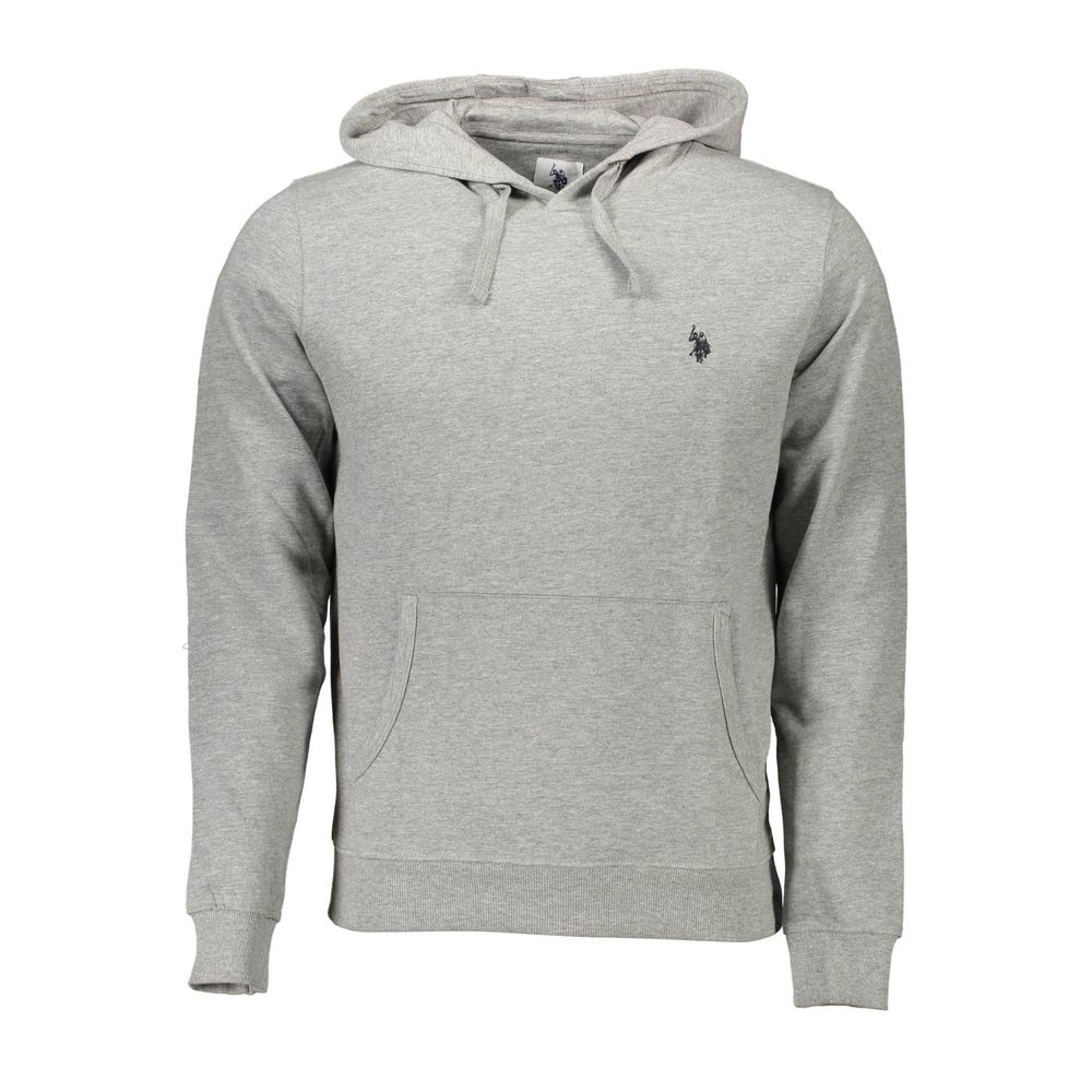 U.S. POLO ASSN. Gray Cotton Men Sweatshirt