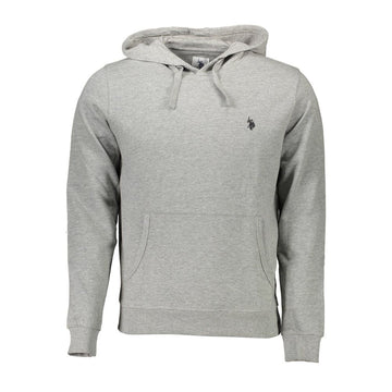 U.S. POLO ASSN. Gray Cotton Men Sweatshirt