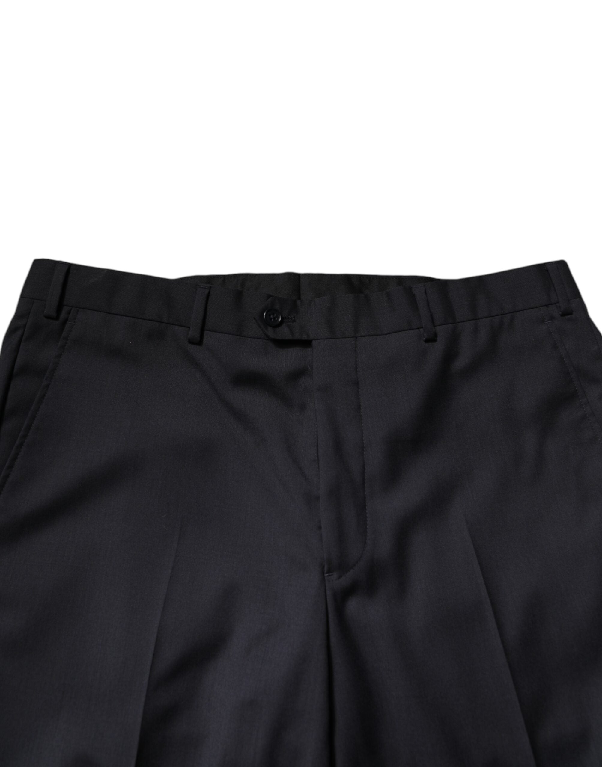 Emporio Armani Black Single Breasted Formal 2 Piece Suit