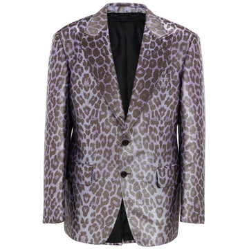 Tom Ford Purple Viscose Blazer