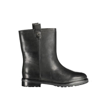 Ralph Lauren Black Leather Women Boot