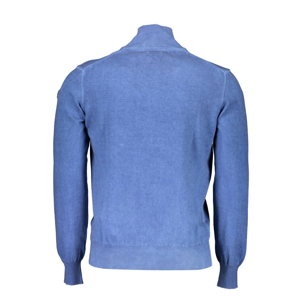 North Sails Blue Cotton Men Sweater