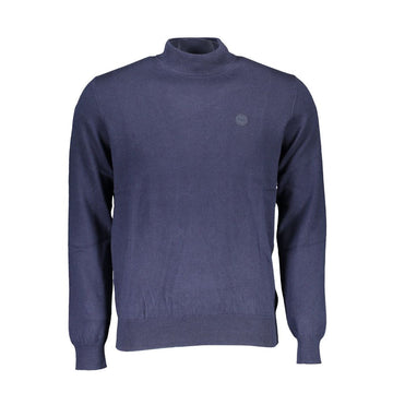North Sails Blue Cotton Men Sweater