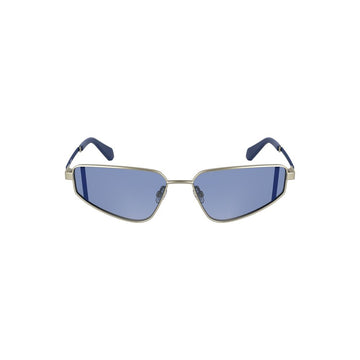 Calvin Klein Gray Metal Women Sunglasses