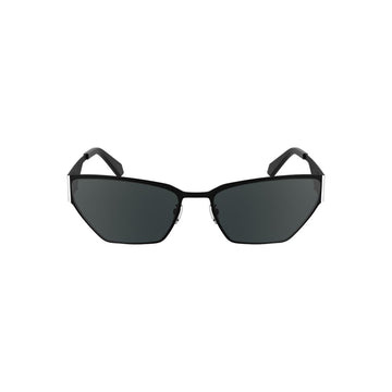 Calvin Klein Black Metal Women Sunglasses