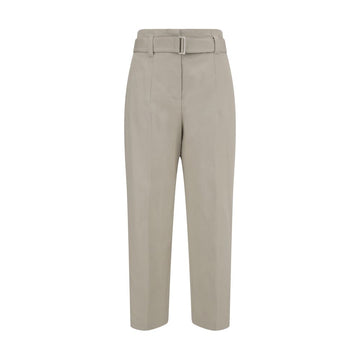 Brunello Cucinelli Cream Cotton Casual Pants