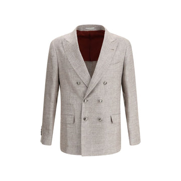 Brunello Cucinelli Light Brown Linen Blazer