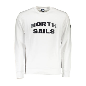 North Sails White Cotton Men's Sweater
