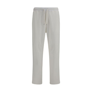 Brunello Cucinelli White Cotton Joggers (Workout Pants)