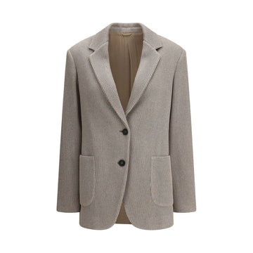 Brunello Cucinelli Gold Cotton Coat