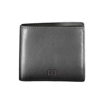 Tommy Hilfiger Black Leather Men Wallet