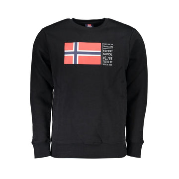 Norway 1963 Black Cotton Men Sweater