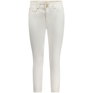 Guess Jeans White Cotton Women's Skinny Jean