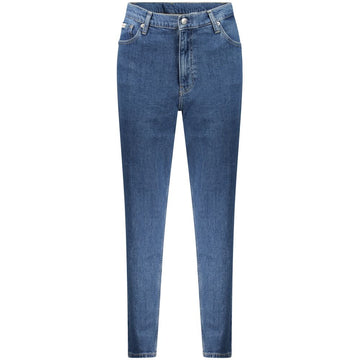 Calvin Klein Blue Cotton Women Jeans