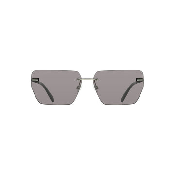 Calvin Klein Gray Metal Men Sunglasses