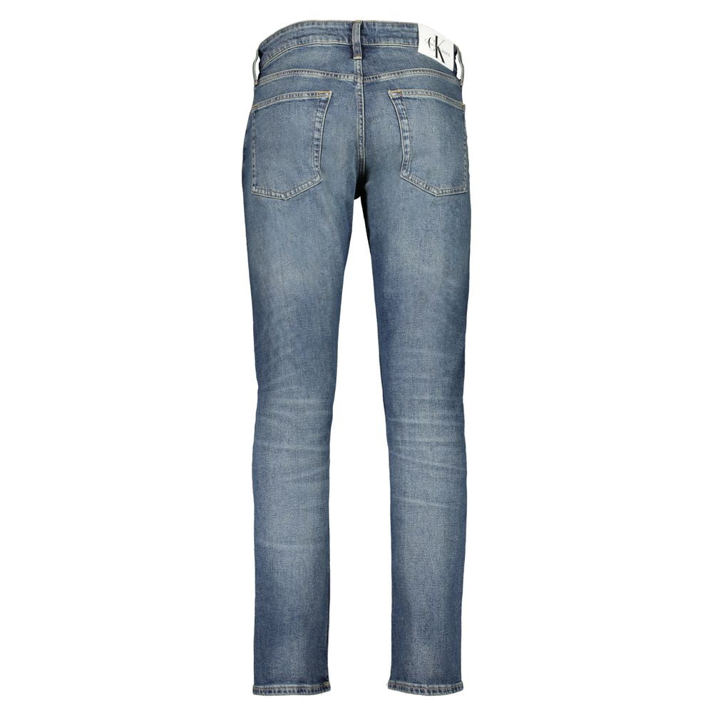Calvin Klein Blue Cotton Men Jeans
