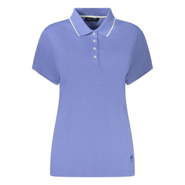 North Sails Blue Cotton Women Polo Shirt