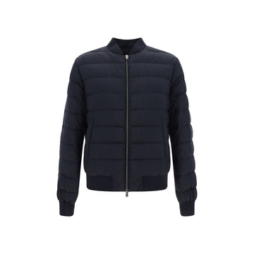 Herno Black Polyamide Bomber