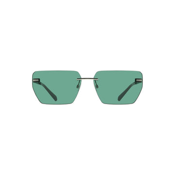 Calvin Klein Green Metal Men Sunglass