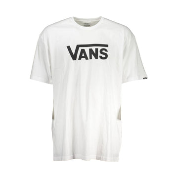 Vans White Cotton Men T-Shirt