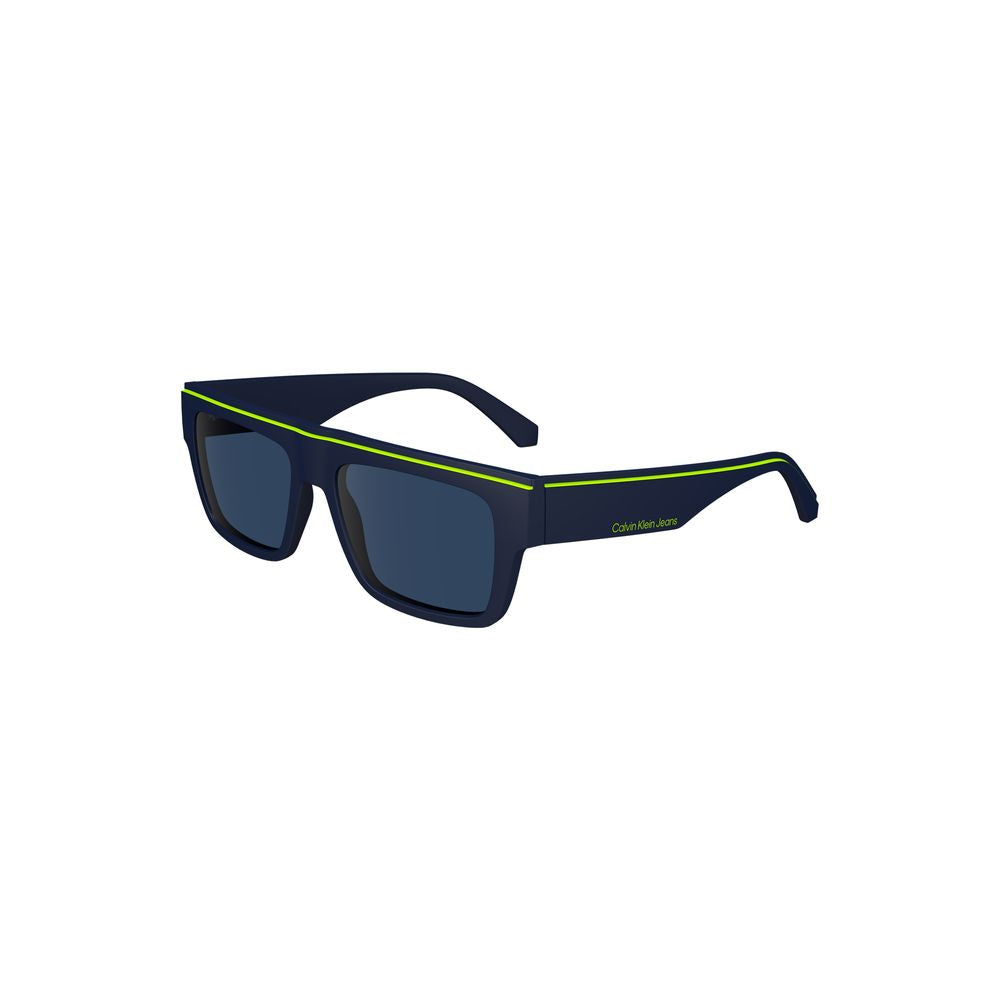 Calvin Klein Blue Plastic Men Sunglasses